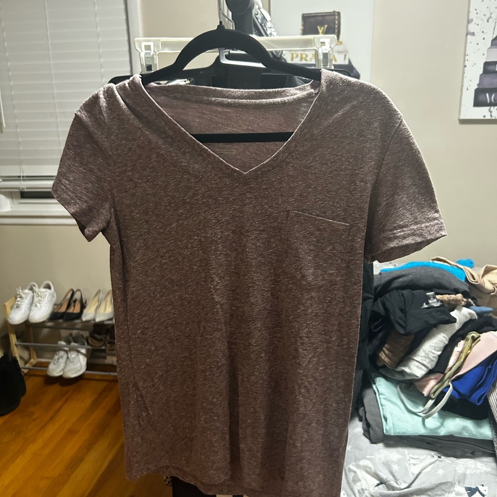 Heathered V-Neck T-Shirt